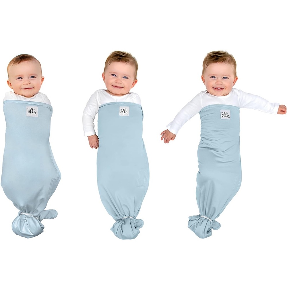 The Ollie Blue Baby Swaddle